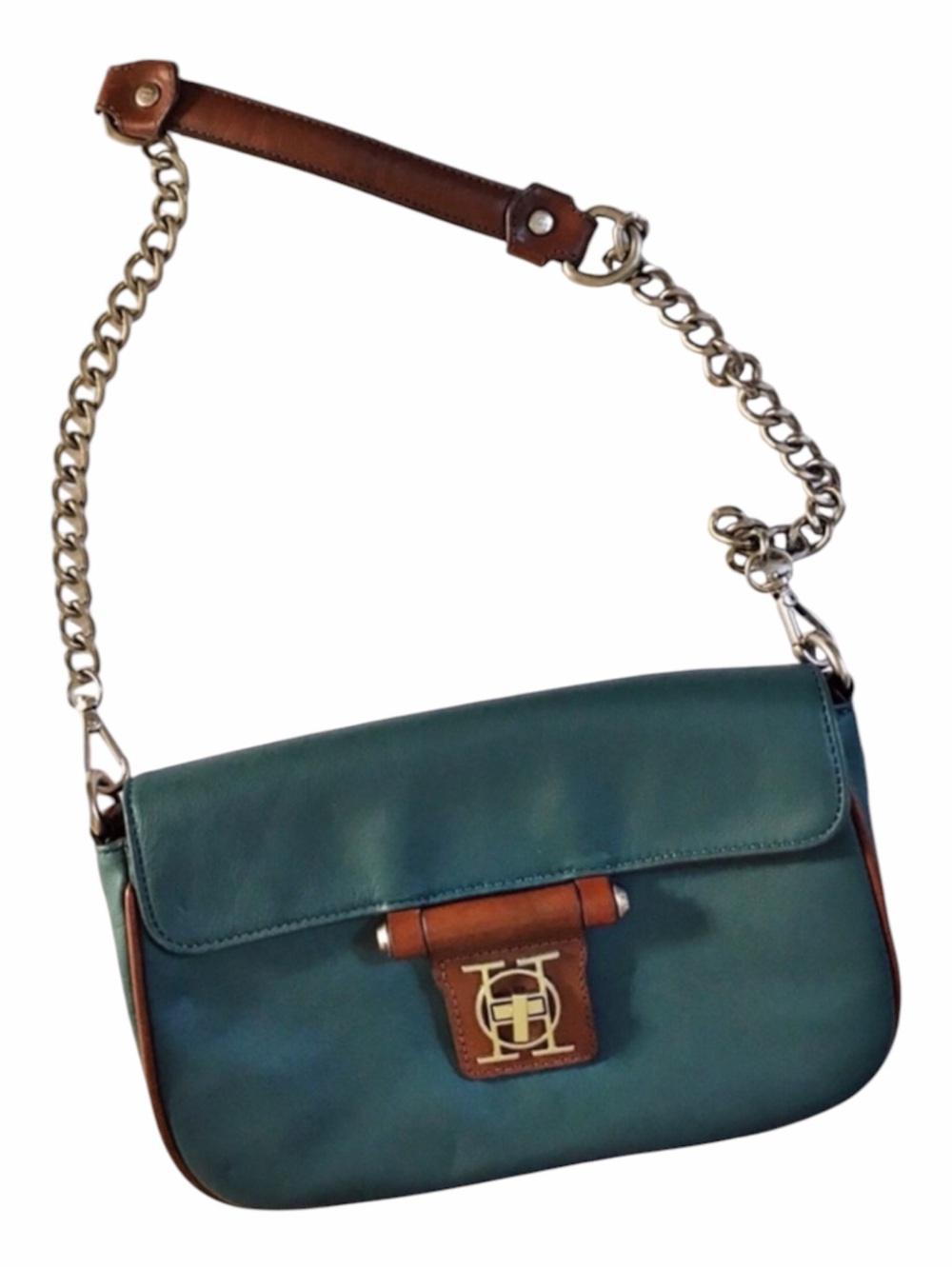 Olivia Harris Leather Shoulder Bag